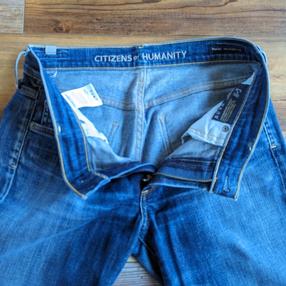 Citizens of Humanity Phoebe Slim Straight Cropped Denim Jeans Size 27 - Picture 4 of 15